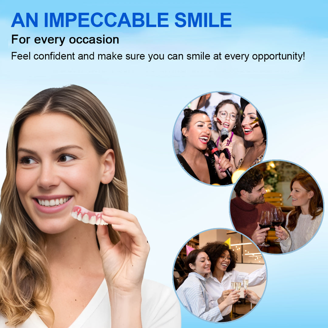 ADA Recommended Smilehpy™ Silicone Reline Denture Set