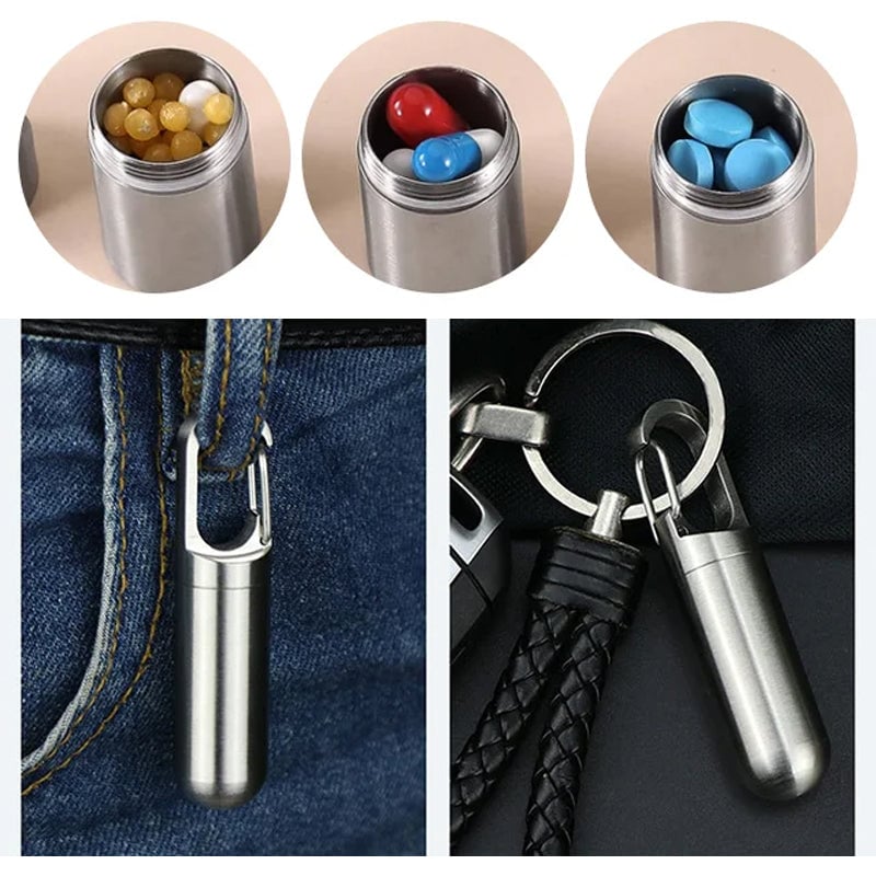 (🔥Last Day Promotion - 49% off)2025-Moisture-proof and Waterproof Stainless Steel Sealed Storage Bottle