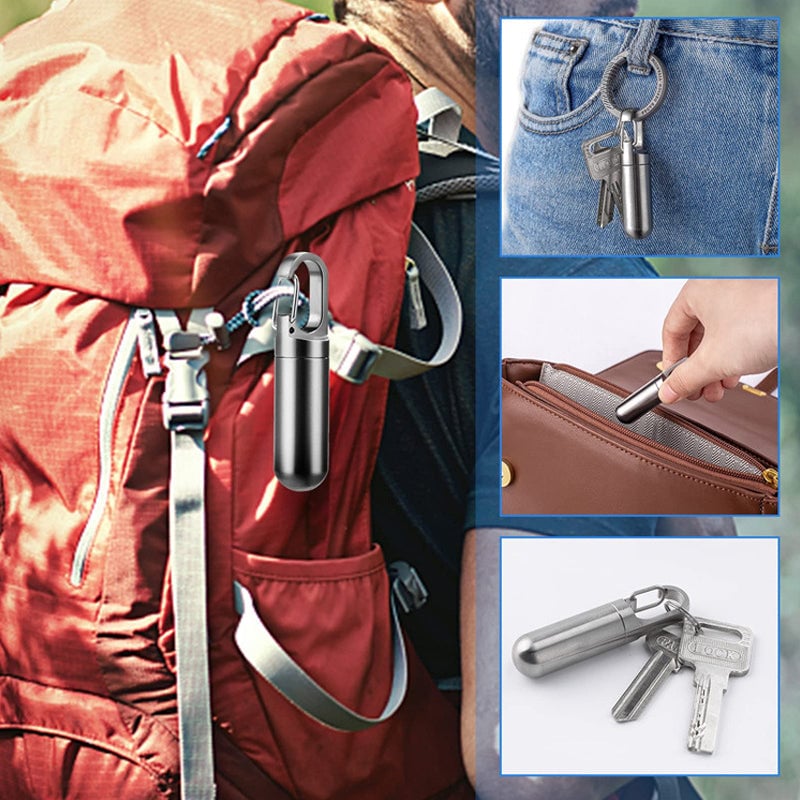 (🔥Last Day Promotion - 49% off)2025-Moisture-proof and Waterproof Stainless Steel Sealed Storage Bottle