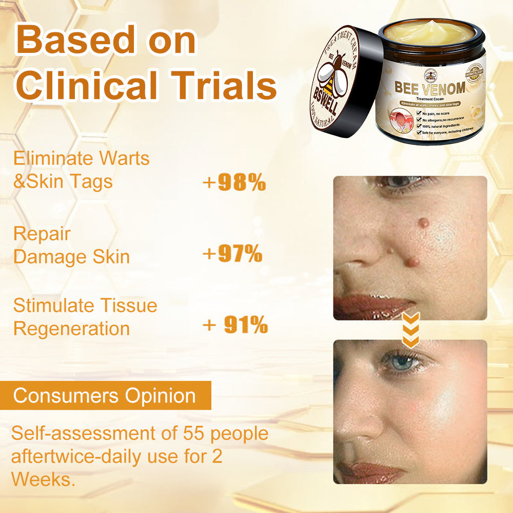 BSWELL™ Bee Venom Skin Treatment Cream (Last day promotion 80% off)(AAD Recommended)