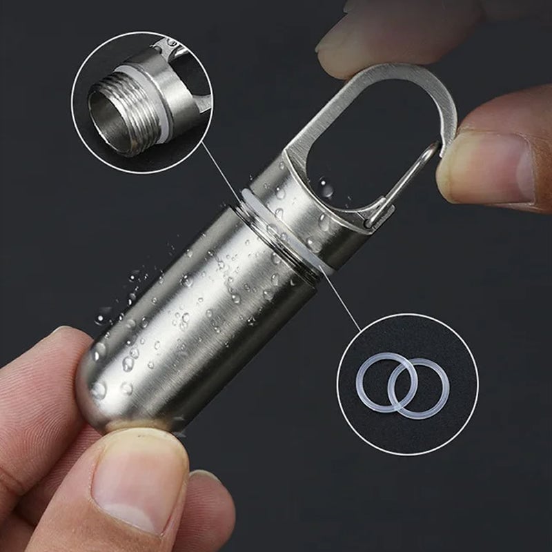 (🔥Last Day Promotion - 49% off)2025-Moisture-proof and Waterproof Stainless Steel Sealed Storage Bottle