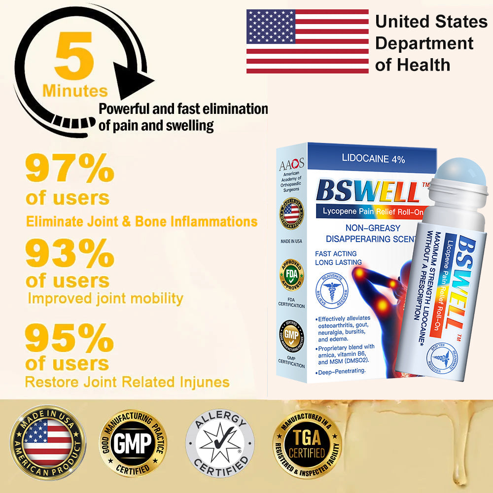 Only 5 bottles available! Get an exclusive 50% discount now! Instant pain relief, health without pain. Don't miss this opportunity—this offer won't be available again until next year. Act fast! 180-day money-back guarantee!