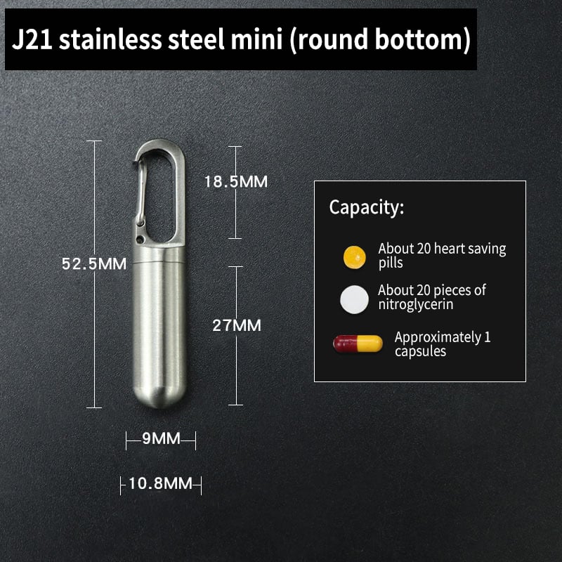 (🔥Last Day Promotion - 49% off)2025-Moisture-proof and Waterproof Stainless Steel Sealed Storage Bottle