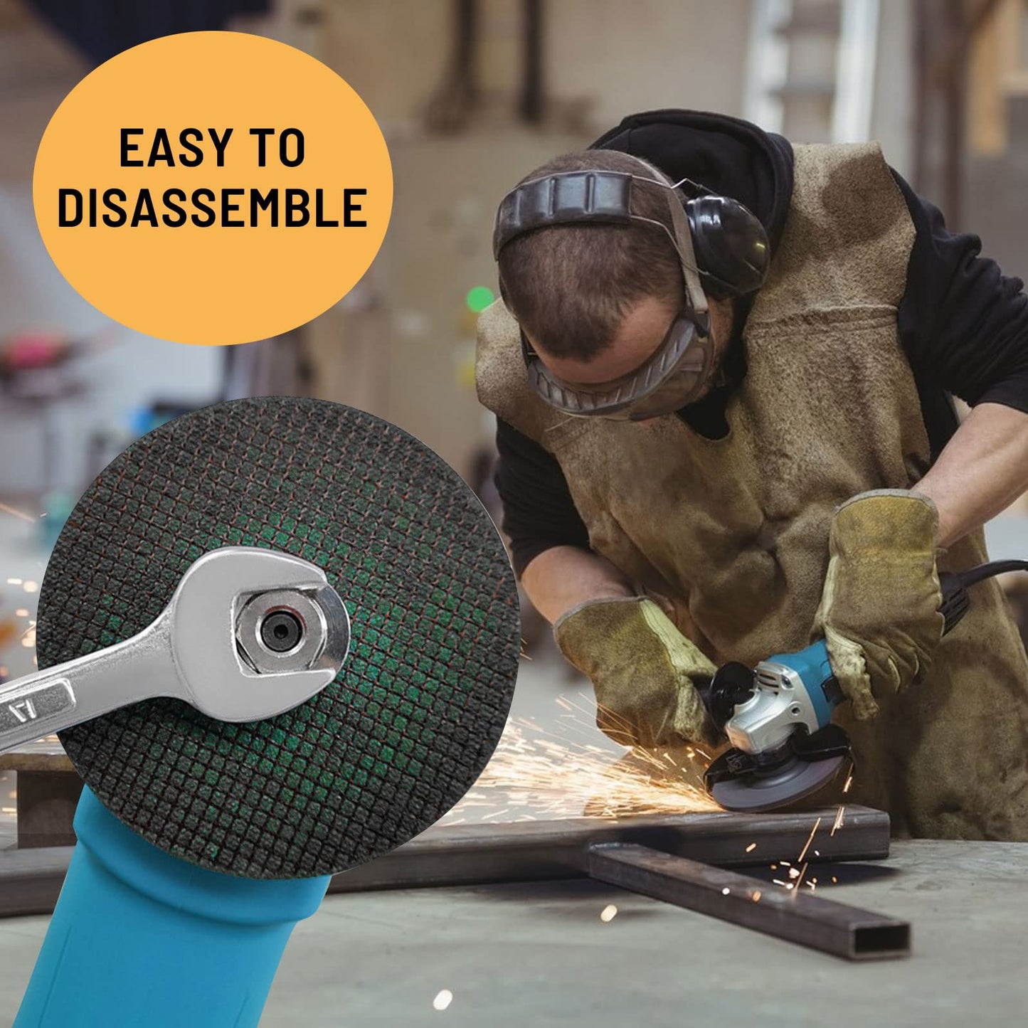 (🔥Last Day Promotion - 50% off)100-Type Angle Grinder Nuts