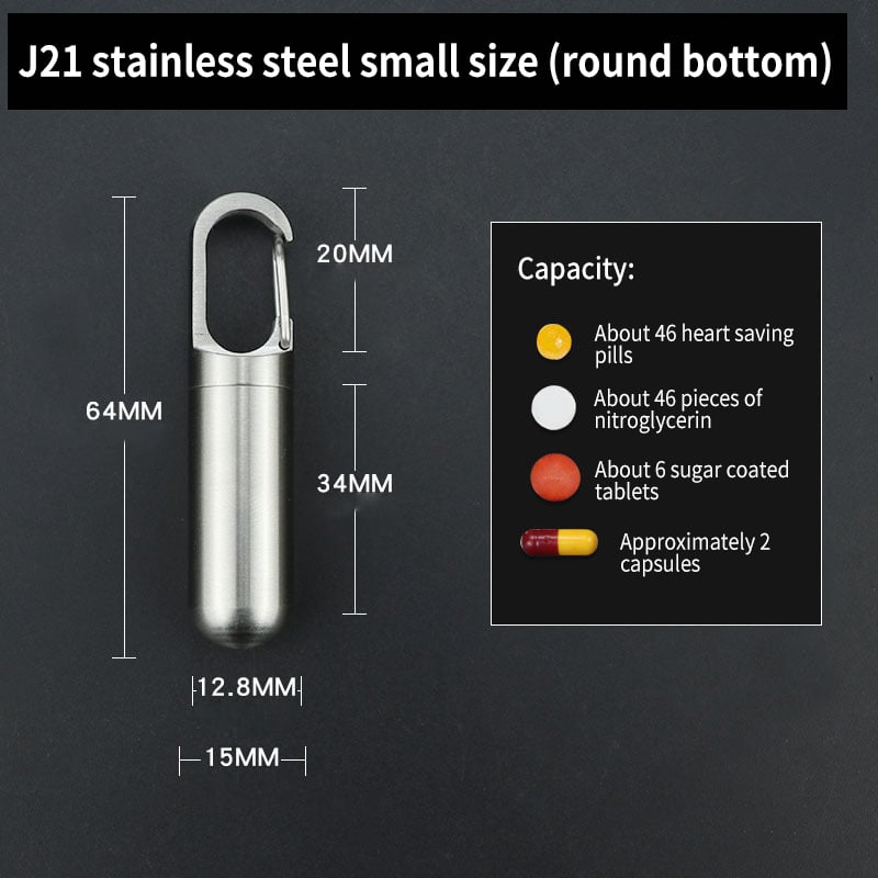 (🔥Last Day Promotion - 49% off)2025-Moisture-proof and Waterproof Stainless Steel Sealed Storage Bottle