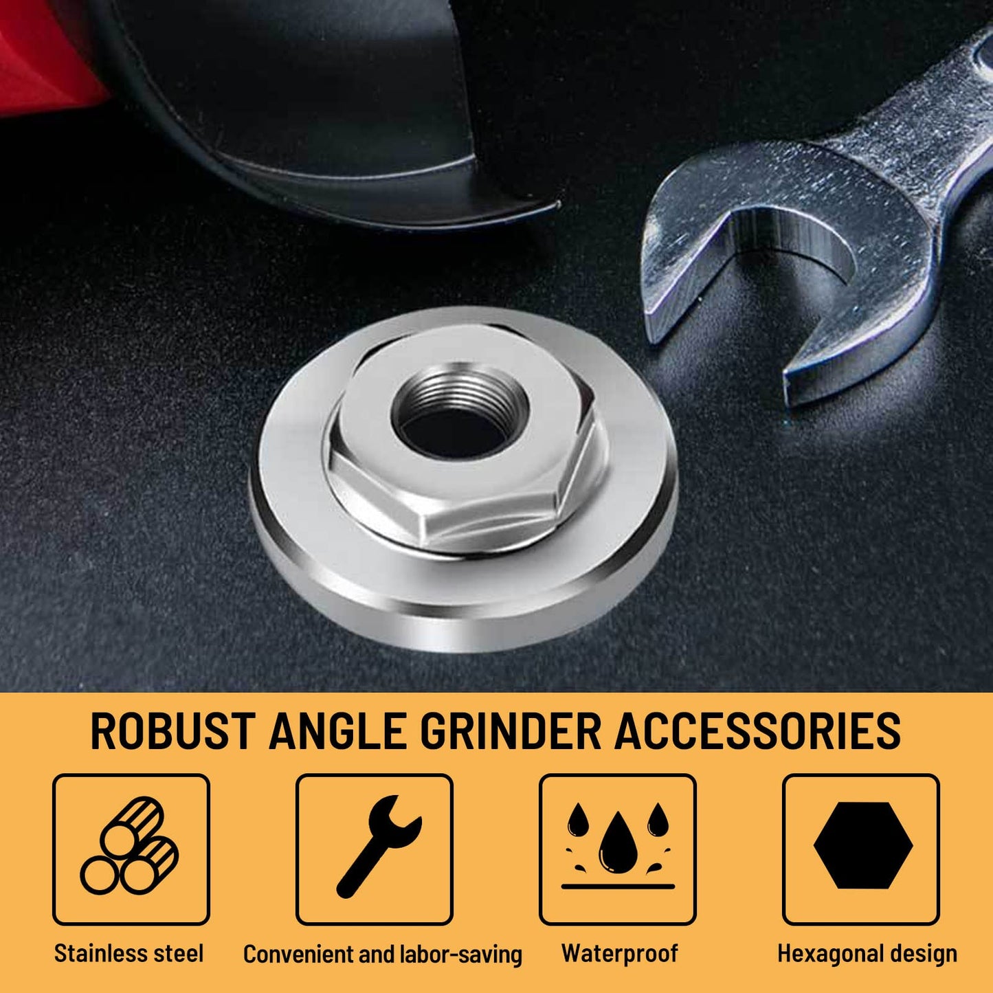(🔥Last Day Promotion - 50% off)100-Type Angle Grinder Nuts