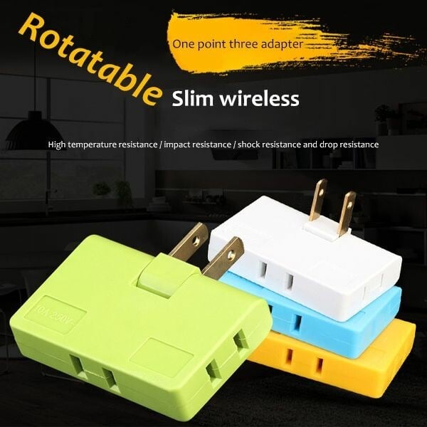 (🔥2024Last Day Promotion  - 49% off)2025-180 Degrees Rotatable Socket Converter